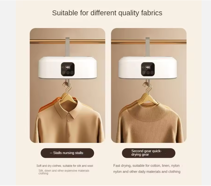 Clothes Dryer Multifunctional Foldable Mini Electric Clothes Dryer with Dryer Bag